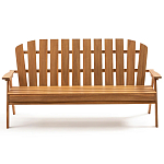 Садовая скамья из массива акации Ruth Wooden Bench варинант исполнения - 1 | Loft Concept в Ростове-на-Дону
