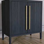 Современный Буфет Primo с 2 дверцами Черный дуб варинант исполнения - 3 | Loft Concept в Ростове-на-Дону