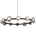 Светодиодная кольцевая люстра IONA Сhandelier black варинант исполнения - 3 | Loft Concept в Ростове-на-Дону