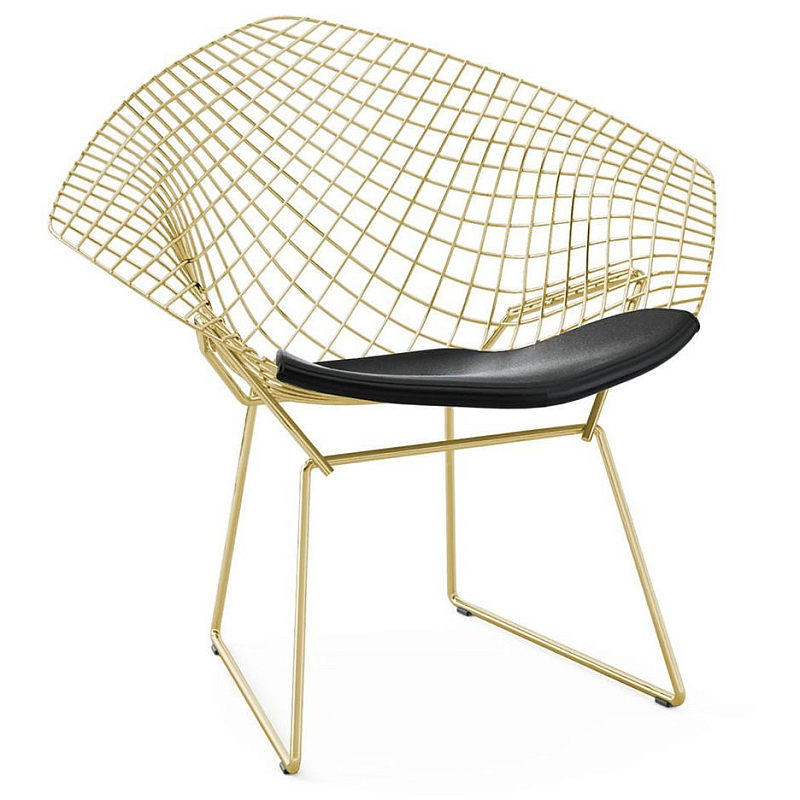  Bertoia Diamond Chair Gold   -- | Loft Concept 