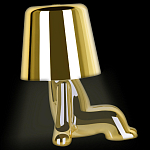 Настольная лампа фигурная цвета золото с гладким абажуром Высота 16 см Sophia варинант исполнения - 5 | Loft Concept в Ростове-на-Дону