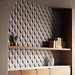 Гипсовая 3D Панель DRAGON SCALE - C варинант исполнения - 1 | Loft Concept в Ростове-на-Дону