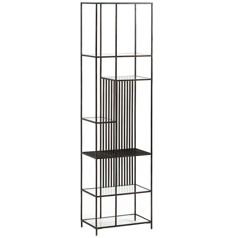      Menzie Black Stripes Metal Rack     -- | Loft Concept 
