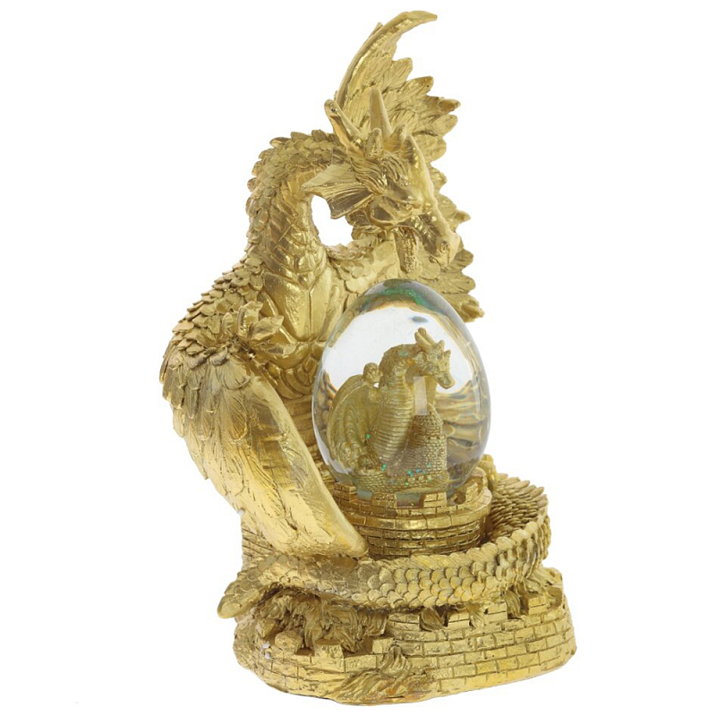    Dragon Guarding a Glass Egg Gold     -- | Loft Concept 