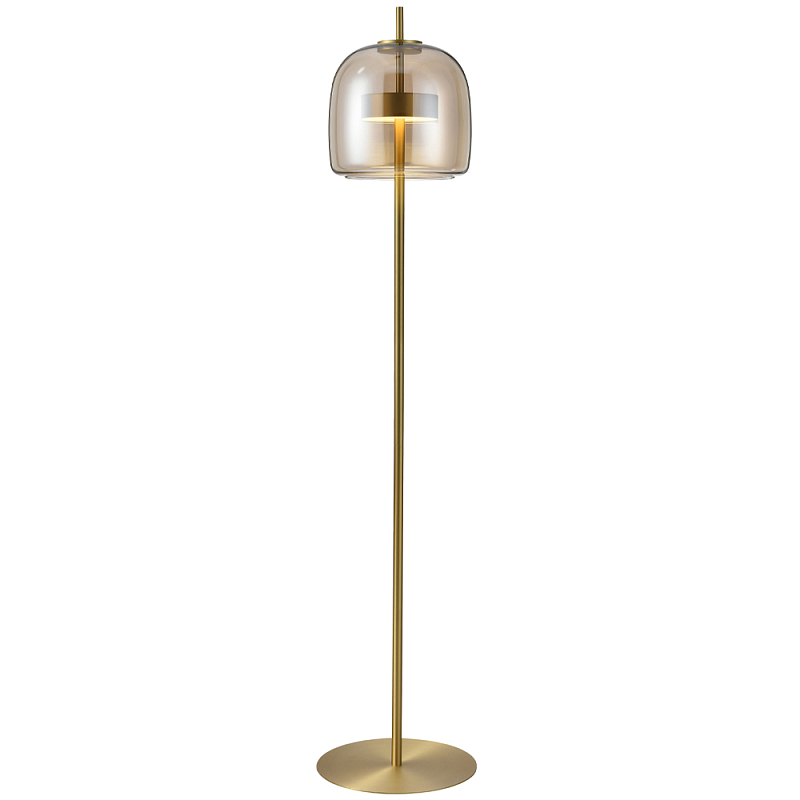  Blanton Amber Glass Floor Lamp      -- | Loft Concept 