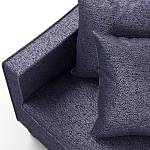 Мебельная ткань Шенилл синий цвет 138 см T4-33 варинант исполнения - 2 | Loft Concept в Ростове-на-Дону