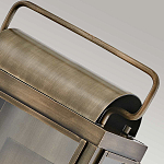 Настенный фонарь прямоугольной формы цвета состаренная латунь с двумя лампами Hinkley варинант исполнения - 4 | Loft Concept в Ростове-на-Дону