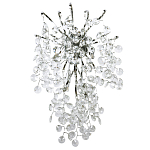 Бра с хрустальными подвесками на металлических ветках Fairytree Light Silver Wall Lamp варинант исполнения - 1 | Loft Concept в Ростове-на-Дону