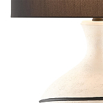 Настольная лампа фактурная с черными круговыми линиями на корпусе Recess варинант исполнения - 1 | Loft Concept в Ростове-на-Дону