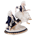 Статуэтка фарфоровая Влюбленная пара Charming Statuette варинант исполнения - 1 | Loft Concept в Ростове-на-Дону