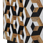 Настольная лампа с фигурным узором и трапециевидным абажуром Сonundrum варинант исполнения - 1 | Loft Concept в Ростове-на-Дону