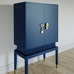 Кабинетный шкаф Elsa Dreams Blue с 2-мя ящиками варинант исполнения - 1 | Loft Concept в Ростове-на-Дону