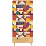 Шкаф с принтом The rebus of love варинант исполнения - 2 | Loft Concept в Ростове-на-Дону