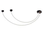 Подвесной светильник с двойными световыми дугами  Luke Lampco Tracer Lamp варинант исполнения - 1 | Loft Concept в Ростове-на-Дону