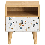 Прикроватная тумба с изображением на ящике Elise Nightstand варинант исполнения - 14 | Loft Concept в Ростове-на-Дону