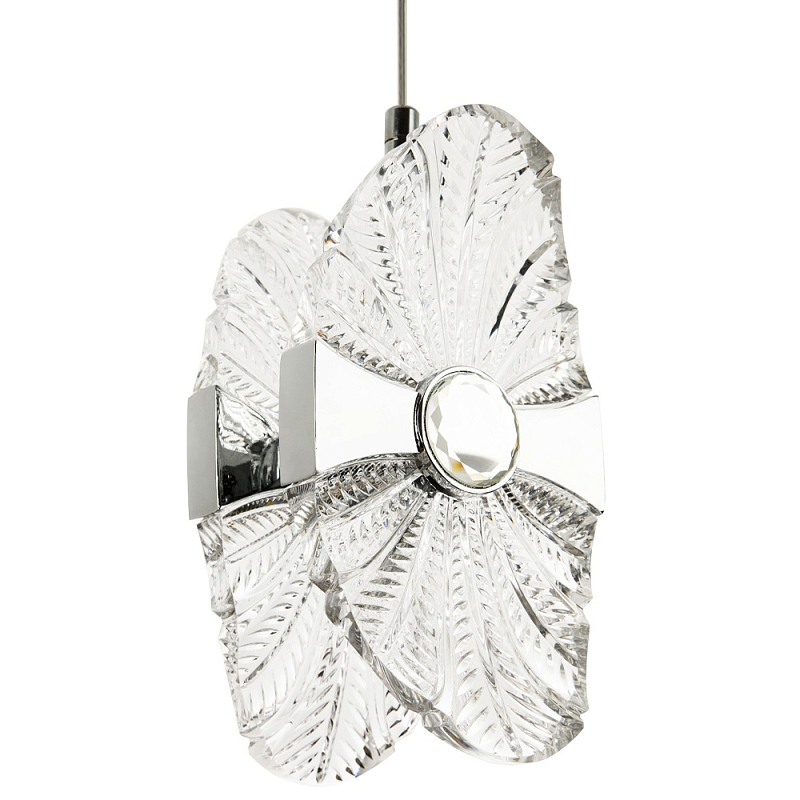     Fleuretta Crystal Chrome Hanging Lamp     -- | Loft Concept 