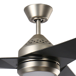 Люстра с вентилятором с черными лопастями Kichler варинант исполнения - 2 | Loft Concept в Ростове-на-Дону