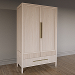 Шкаф платяной Primo с выдвижными ящиками шпон Черный дуб варинант исполнения - 3 | Loft Concept в Ростове-на-Дону