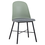 Стул из прочного пластика на металлическом основании Anora Green  варинант исполнения - 1 | Loft Concept в Ростове-на-Дону