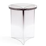 Стол журнальный круглый Acrylic Аether Smoke варинант исполнения - 3 | Loft Concept в Ростове-на-Дону