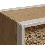 Комод 4 ящика с подсветкой на рельефном фасаде Warm Industrial варинант исполнения - 7 | Loft Concept в Ростове-на-Дону