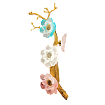 Бра с цветочным декором Miscellaneous herbs варинант исполнения - 2 | Loft Concept в Ростове-на-Дону