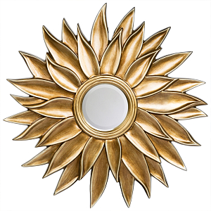 Зеркало-солнце с золотыми с лучами Rays of Peace