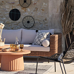 Трехместный садовый диван из плетеного пластика Matteo варинант исполнения - 5 | Loft Concept в Ростове-на-Дону