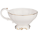 Чайный набор  белого цвета из фарфора на 6 персон 12 предметов Shine Porcelain варинант исполнения - 2 | Loft Concept в Ростове-на-Дону