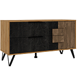 ТВ-тумба с  2-мя ящиками и закрытыми полками Stone Effect варинант исполнения - 2 | Loft Concept в Ростове-на-Дону