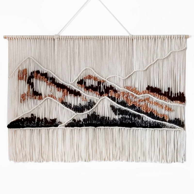 Гобелен ручная работа Wabi-Sabi II Черный Терракотовый ivory ( слоновая кость ) Гобелен ручная работа Wabi-Sabi II Черный Терракотовый ivory ( слоновая кость ) в Ростове-на-Дону | Loft Concept