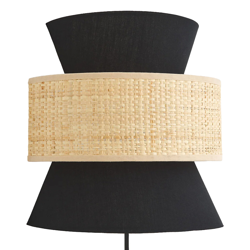     Bonnie Wicker Black Wall Lamp    -- | Loft Concept 