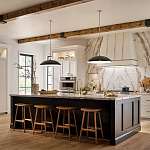 Подвесной светильник с широким куполообразным плафоном Kichler варинант исполнения - 7 | Loft Concept в Ростове-на-Дону