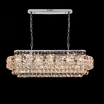 Люстра овальной формы хрустальная в неоклассическом стиле Majesty варинант исполнения - 4 | Loft Concept в Ростове-на-Дону