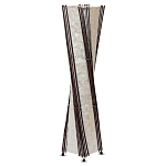 Торшер из перламутра на металлическом каркасе Indonesian Wave варинант исполнения - 1 | Loft Concept в Ростове-на-Дону