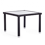 Обеденный комплект из искуственного ротанга Vintara черный варинант исполнения - 11 | Loft Concept в Ростове-на-Дону