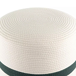 Пуф с плетеной светло-бежевой обивкой Serene Holidays варинант исполнения - 2 | Loft Concept в Ростове-на-Дону