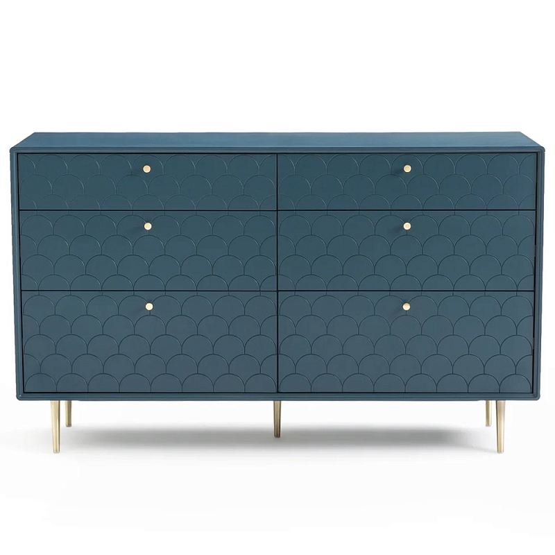   6   Scale Ornament Blue Chest of Drawers    -- | Loft Concept 
