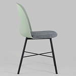 Стул из прочного пластика на металлическом основании Anora Green  варинант исполнения - 3 | Loft Concept в Ростове-на-Дону