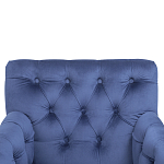 Кресло Addison Chic Armchair deep blue velour варинант исполнения - 4 | Loft Concept в Ростове-на-Дону