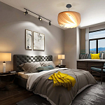 Подвесной светильник с белыми изящными декоративными лепестками Volumetric Petal Lamp варинант исполнения - 6 | Loft Concept в Ростове-на-Дону