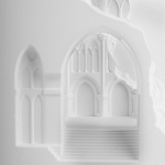 Встраиваемый в стену гипсовый светильник под покраску с эффектом разрушенной стены Antiquity Athena варинант исполнения - 8 | Loft Concept в Ростове-на-Дону