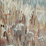 Современный Гобелен из шерсти в бежевых тонах Spring варинант исполнения - 1 | Loft Concept в Ростове-на-Дону