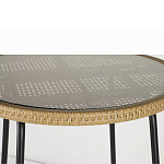 Барный столик с круглой плетеной столешницей Wicker Table Top варинант исполнения - 5 | Loft Concept в Ростове-на-Дону