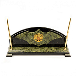 Настольный письменный набор из змеевика с гербом РФ Successful Leader варинант исполнения - 1 | Loft Concept в Ростове-на-Дону