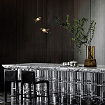 Подвесной светильник с прозрачной стеклянной птичкой Serip Voa варинант исполнения - 9 | Loft Concept в Ростове-на-Дону