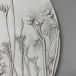 Панно Серые цветы варинант исполнения - 2 | Loft Concept в Ростове-на-Дону