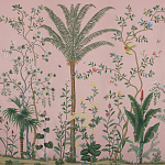 Обои ручная роспись Amazonia Florence Pink dyed silk варинант исполнения - 1 | Loft Concept в Ростове-на-Дону