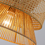 Подвесной светильник с абажуром из натуральных материалов Light Inside the Cell варинант исполнения - 6 | Loft Concept в Ростове-на-Дону