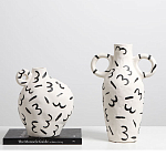 Декоративная ваза White Doodle Vase M варинант исполнения - 2 | Loft Concept в Ростове-на-Дону